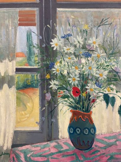 Ecole française 20ème , ADAM
Nature morte...