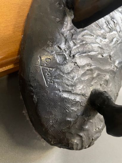 André PAOR
Chavela en bronze epreuve à paine...