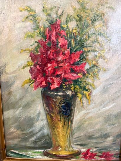 E.STAIGEN
Bouquet de fleurs
Huile sur panneau...