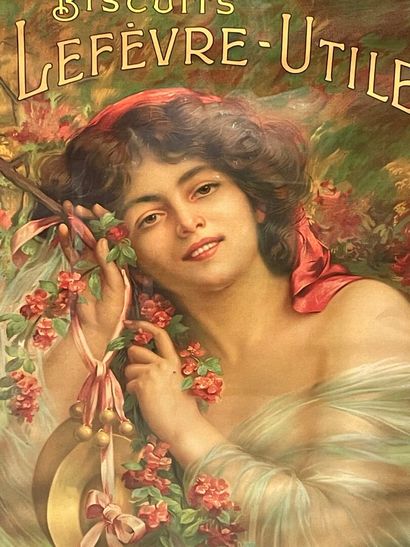 Carton Biscuit Lefèvre Utile 
1909
69 x52...