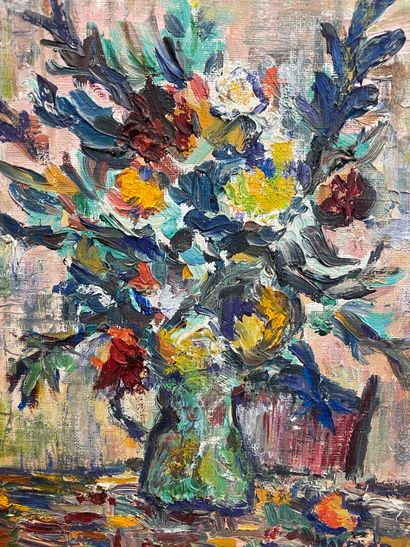 MAXENCE
Bouquette de fleurs
Huile sur toile,...