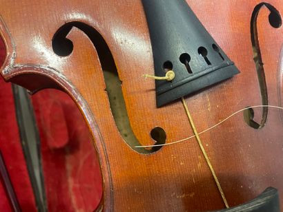 Violon d'étude de type Stradivarius et son...