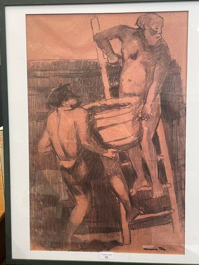 Maurice TETE (1880-1948)
Les vendanges
Dessin...