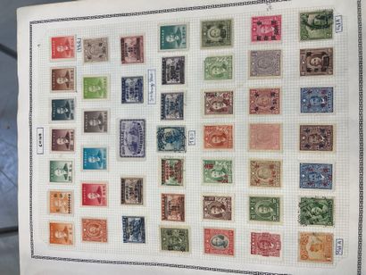7 albums de timbres 
France, Europe et Monde...