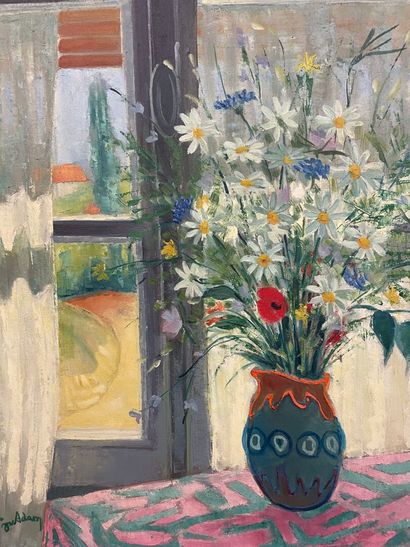 Ecole française 20ème , ADAM
Nature morte...