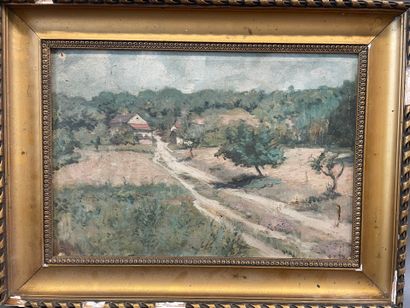 Paysage de Porvence
huile sur toile
début...