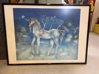 D'après Salvador DALI
Licorne
Lithographie...