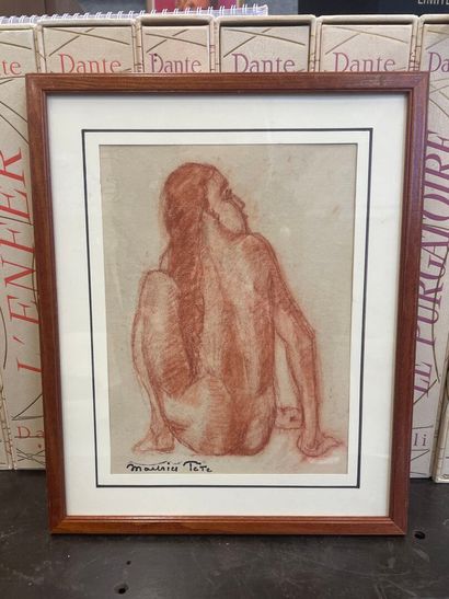 Maurice TÊTE (1880-1948)
Nu féminin assis
Sanguine...