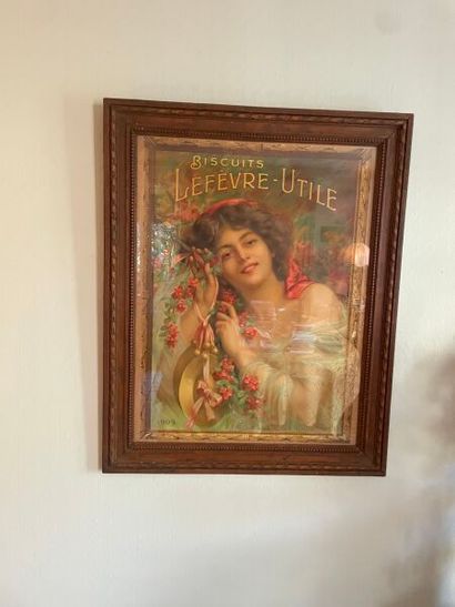 Carton Biscuit Lefèvre Utile 
1909
69 x52...