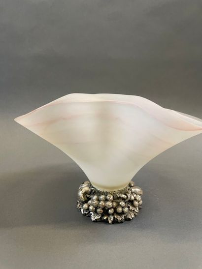Coupe en verre de Murano
H : 15 L ; 22 c...