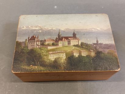 Editions MACK à Lausanne,
Petite boite en...