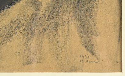 Pierre COMBET-DESCOMBES (1885-1966)
Nu assis...