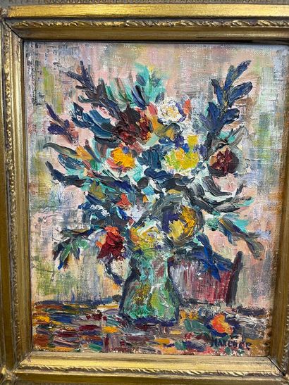 MAXENCE
Bouquette de fleurs
Huile sur toile,...