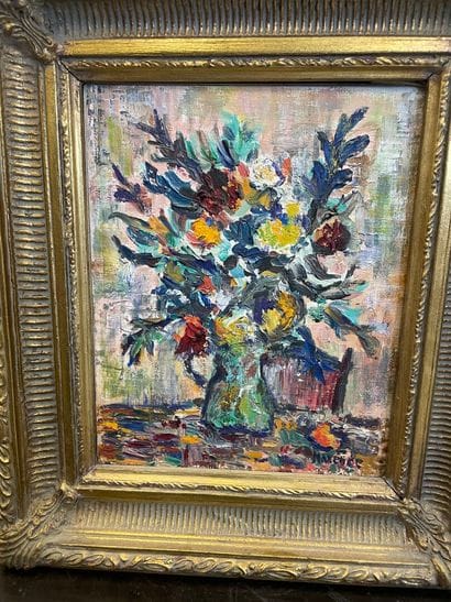 MAXENCE
Bouquette de fleurs
Huile sur toile,...
