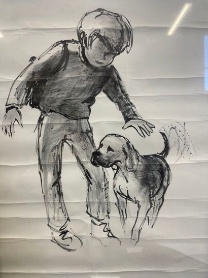 Mick MICHEL
Gamin de Paris
Dessin au feutre...