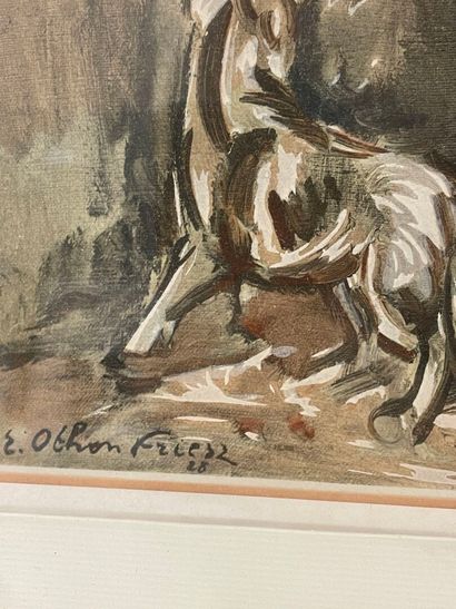 Emile OTHON FRIEZ d'après
le printemps
Lithographie...