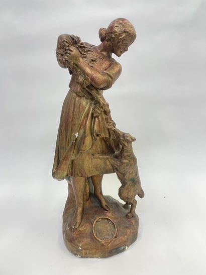 Esméralda, petite gardienne de chèvre
Plâtre...