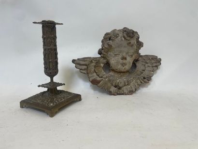 tête d'angelot en bois sculpté
24 x 35 cm
Jpoint...