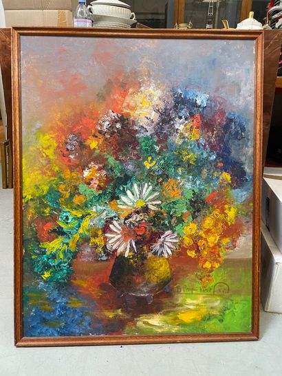 Bruno PASQUIER DESVIGNES
Bouquet de fleurs
huile...
