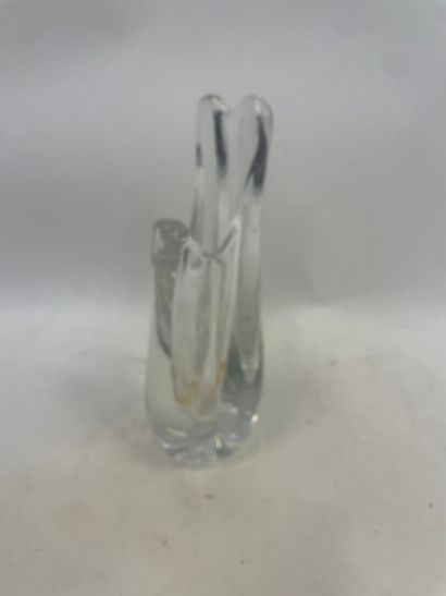 Vase soliflore en cristal, Hauteur: 19,5...