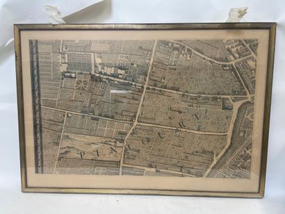 Plan de Paris rue de la Roquette, rue des...