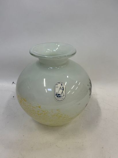 LA ROCHERE 
Vase en verre soufflé 
H : 22...
