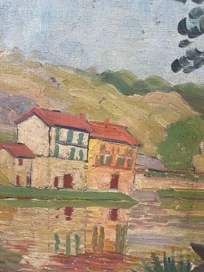 GANGLOFF (XIXème)
Payasage de la vallée du...