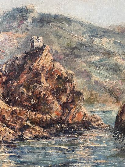 Lucien ANCEL (1914-1985)
Vue du Fort de Porto...