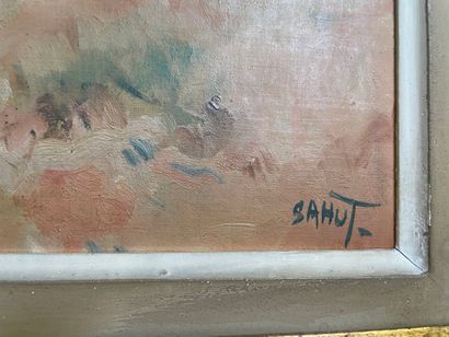Marcel SAHUT (1901-1990)
Vue d'Espagne 
Paysage...