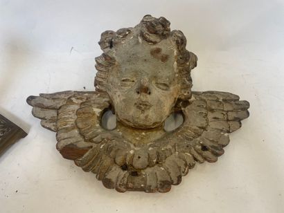 tête d'angelot en bois sculpté
24 x 35 cm
Jpoint...