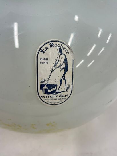 LA ROCHERE 
Vase en verre soufflé 
H : 22...
