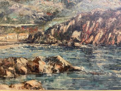 Lucien ANCEL (1914-1985)
Vue du Fort de Porto...