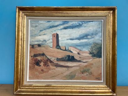 Marcel SAHUT (1901-1990)
Vue d'Espagne 
Paysage...