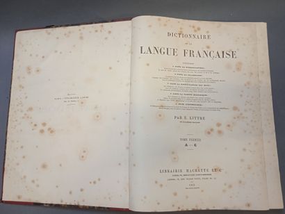 E. LITTRE,
Dictionnaire de la Langue Française,
Hachette,...