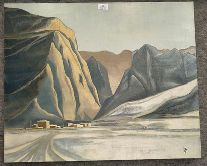 Joël BURKHART
Les Arcs vue sur les gorges
Huile...