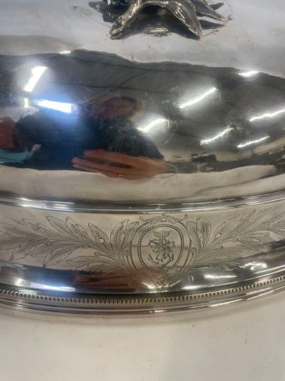 CHRISTOFLE Cloche de table en métal argenté...