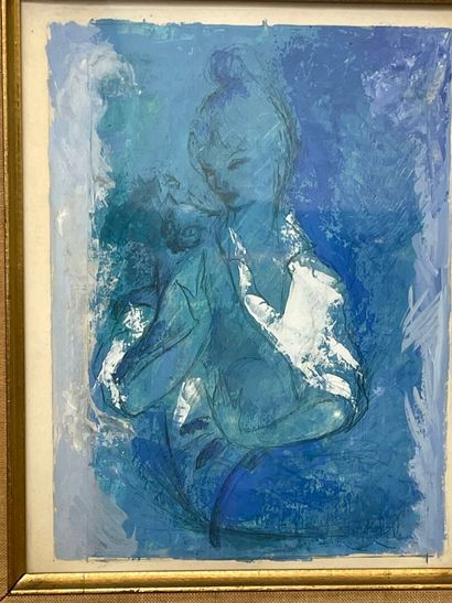 Gustave NEBEL (1907-1987)
jenue femme en...