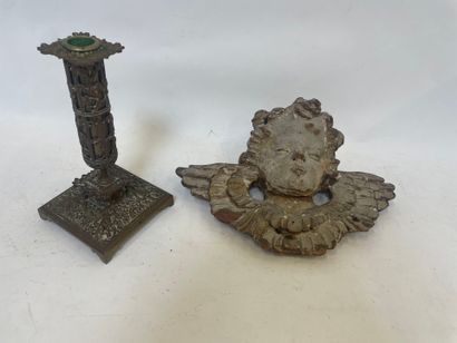 tête d'angelot en bois sculpté
24 x 35 cm
Jpoint...
