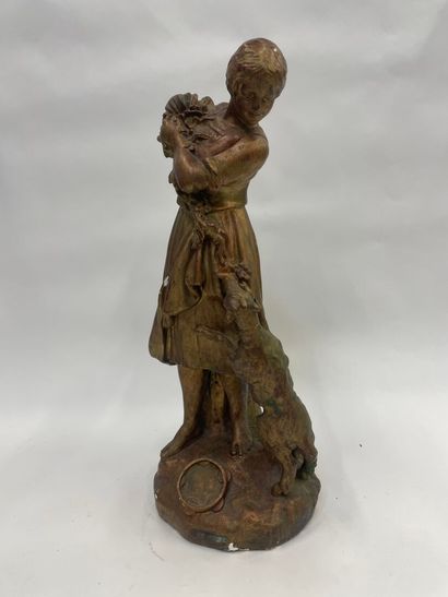 Esméralda, petite gardienne de chèvre
Plâtre...