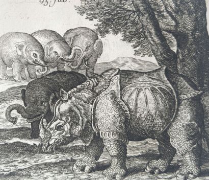 ÉSOPE. Les Fables d'Esope, gravées par Sadeler,...
