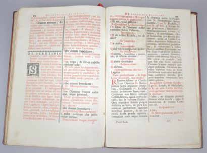 [Reliure aux armes]. Pontificale romanum...