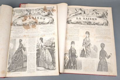 [Mode]. LA SAISON, journal illustré des Dames....