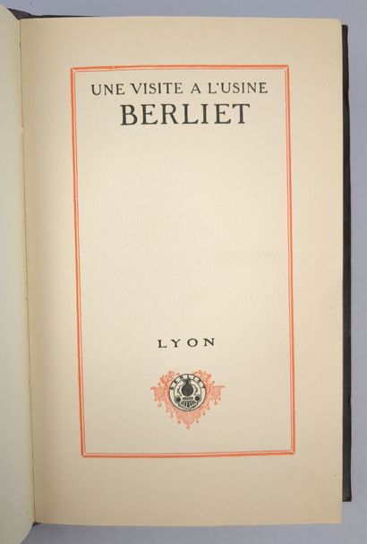 [Automobile] [Berliet]. Une visite aux usines...