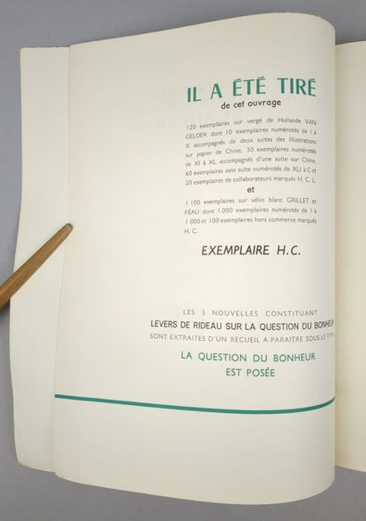 LÉGER (Fernand) - STIL (A.). Levers de rideau...