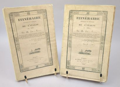 [Italie] POLONCEAU (Emile). Itinéraire descriptif...