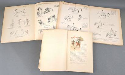 [Cheval] [Équitation]. Réunion de 3 volumes...