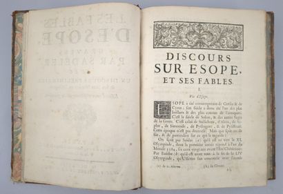 ÉSOPE. Les Fables d'Esope, gravées par Sadeler,...
