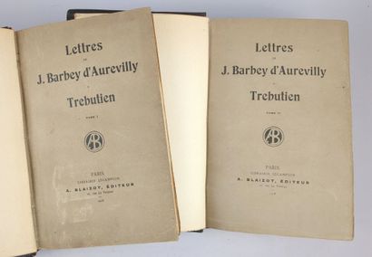 BARBEY D'AUREVILLY (Jules). Lettres à Trébutien....