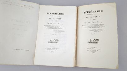 [Italie] POLONCEAU (Emile). Itinéraire descriptif...
