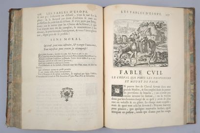 ÉSOPE. Les Fables d'Esope, gravées par Sadeler,...